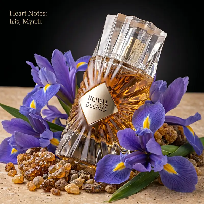 The iris and myrrh heart of French Avenue Royal Blend Unisex offers a sophisticated European sillage.