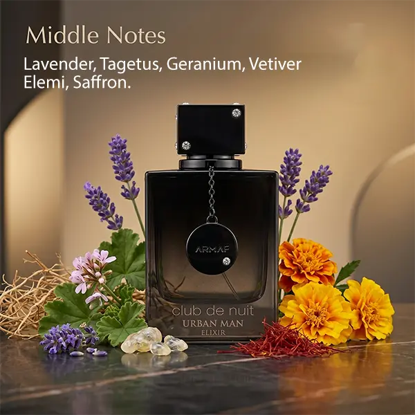 Discover the lavender essence in Armaf Urban Elixir, delivering an elegant aroma for the European market.