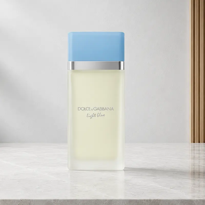 Light Blue Eau de Toilette bottle standing upright in a neutral studio