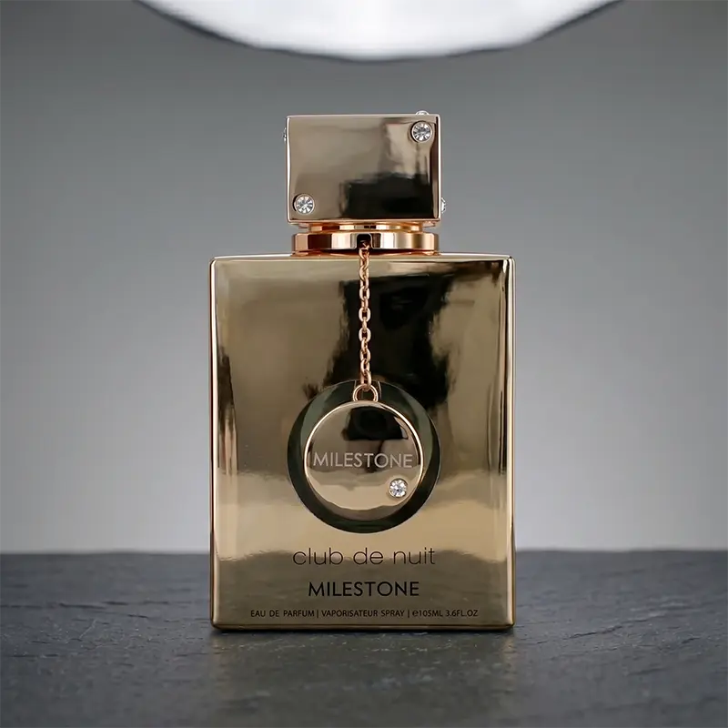 Long-lasting marine accords fragrance by Armaf Club De Nuit Milestone for refined European users.