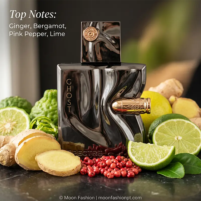 The ginger and lime notes in French Avenue Ghost Spectre Men create an invigorating opening trail.