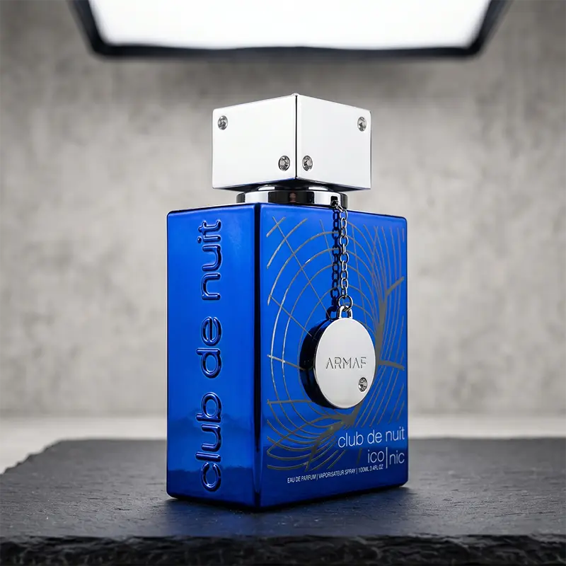 Long-lasting woody dominant fragrance by Armaf Iconic for discerning users in Europe.